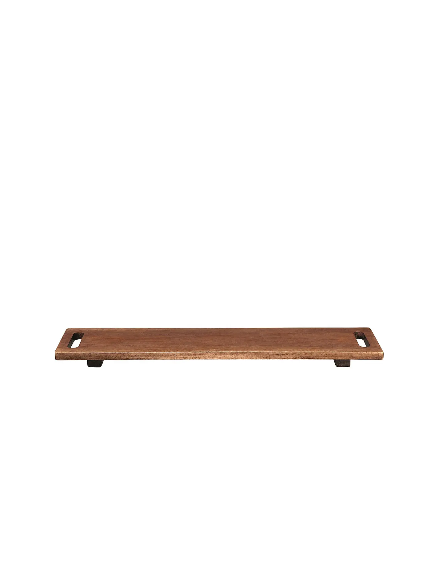 ASA SELECTION | Holzboard mit Füssen "Wood" 60x13cm (Akazie Massiv) | 
